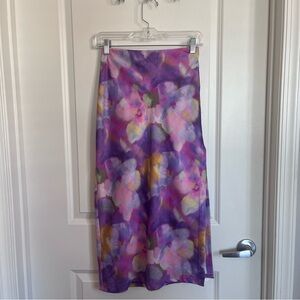 Urban Outfitters Floral Midi Skirt